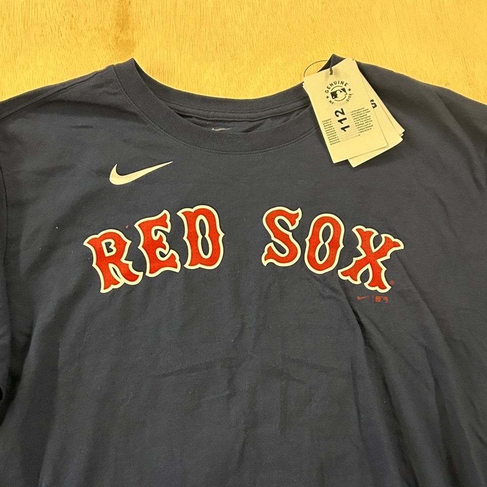 Nike Men's Navy Blue Red Sox Tee XXL